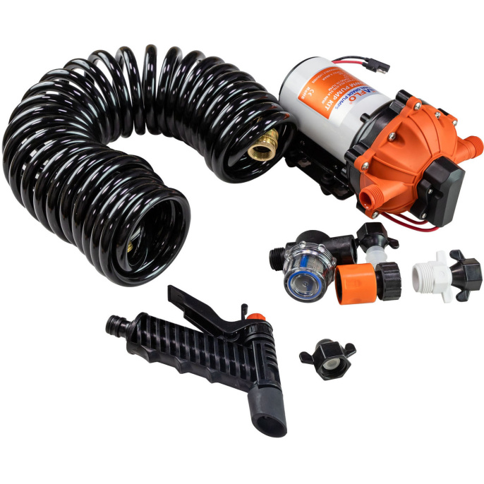 Комплект помывочный SeaFlo 12В 19.7 л/мин 70PSI 4.8 бар (SFWP1-052-070-51A)